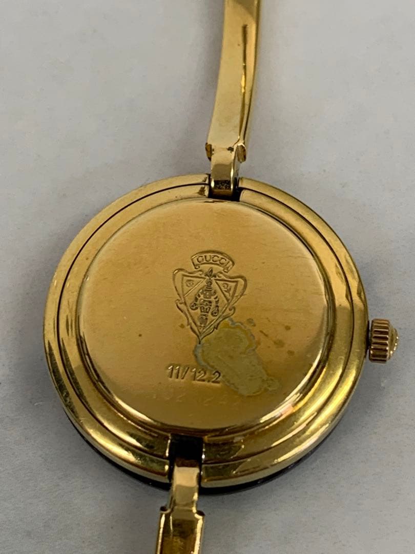 # 【不動】GUCCI グッチ チェンジベゼル ホワイト文字盤 クォーツ 腕時計