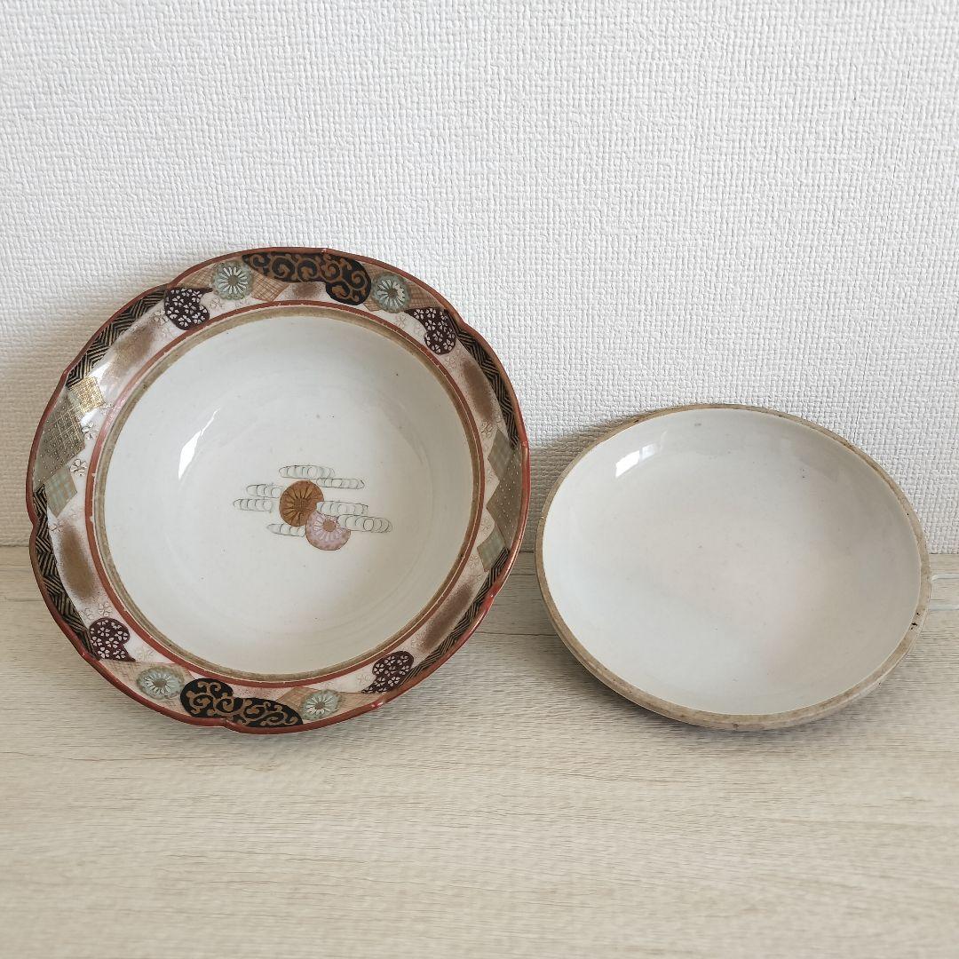 九谷焼　人物　蓋物