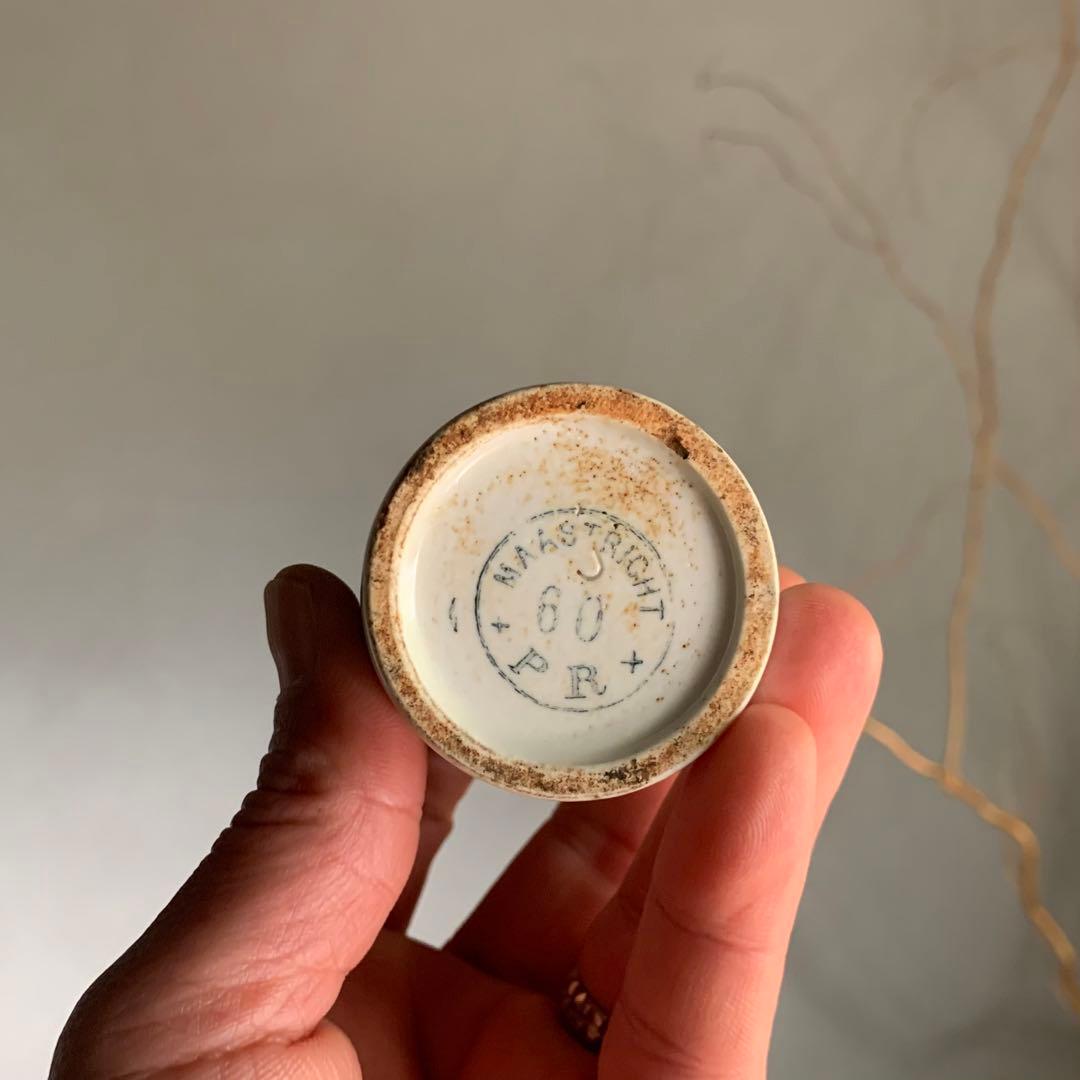 オランダ 筒盃 盃 酒器 マーストリヒト 白阿蘭陀 古道具 アンティーク