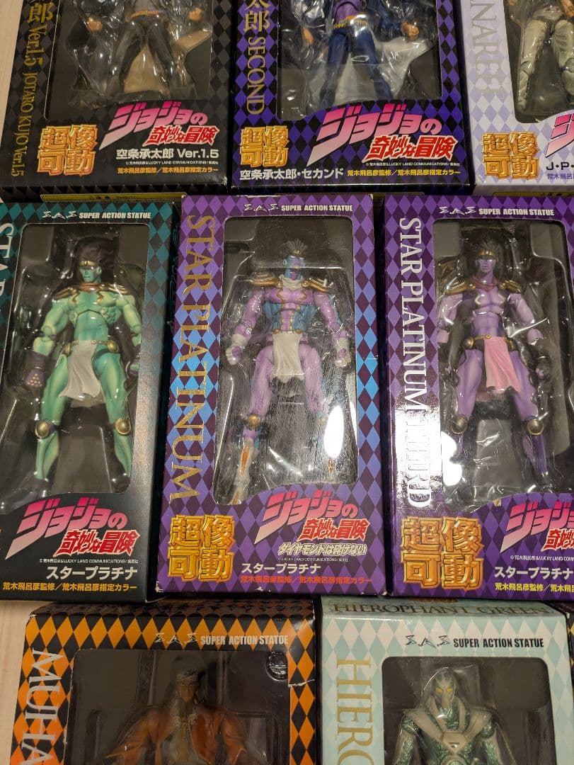 ジョジョの奇妙な冒険 フィギュア18体セット　3部　超像可動