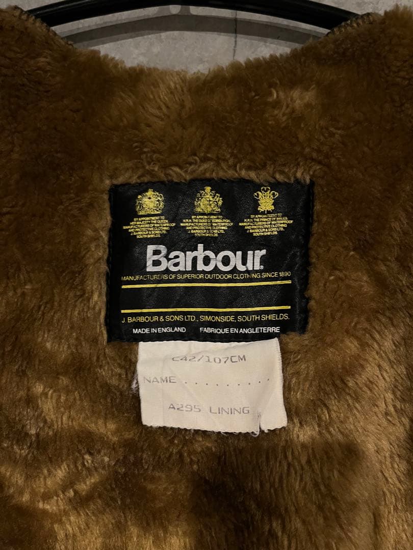 Barbour A295 Lining パイルライナーベスト ベスト