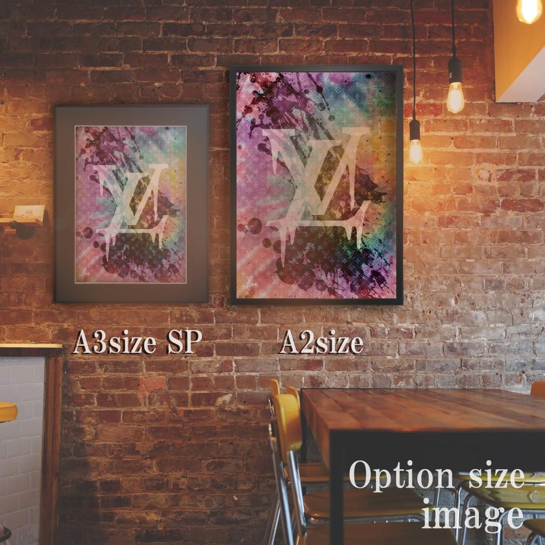 CHROMEHEARTS type☆A1額装済アートポスター.#411★グローブ