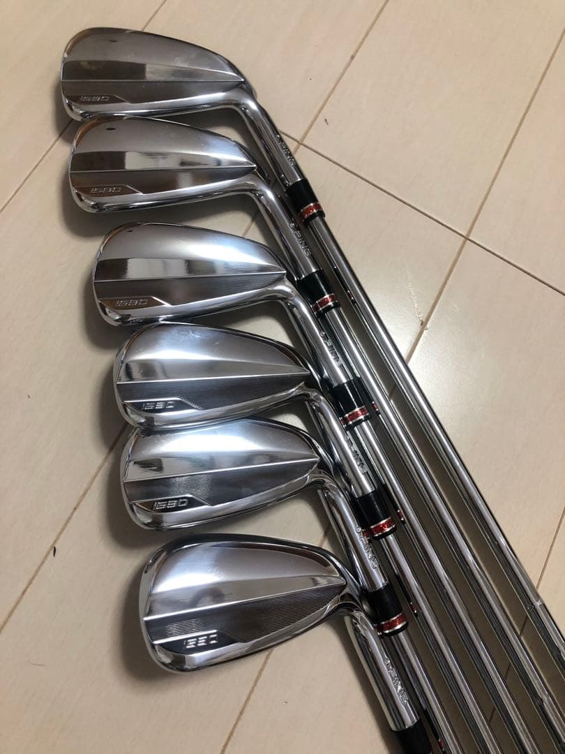 激レア特注品ミラー仕上げPINGi530 アイアン5-9,W6本セット