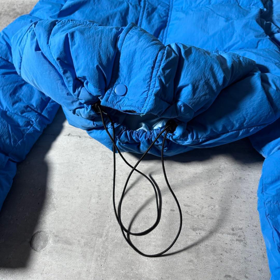 パファージャケット ドローコード 短丈 水色 テック系 y2k