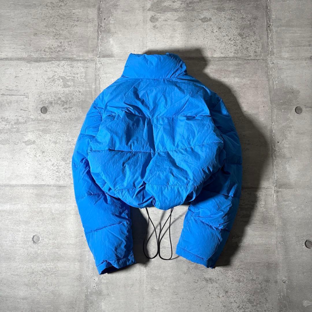 パファージャケット ドローコード 短丈 水色 テック系 y2k
