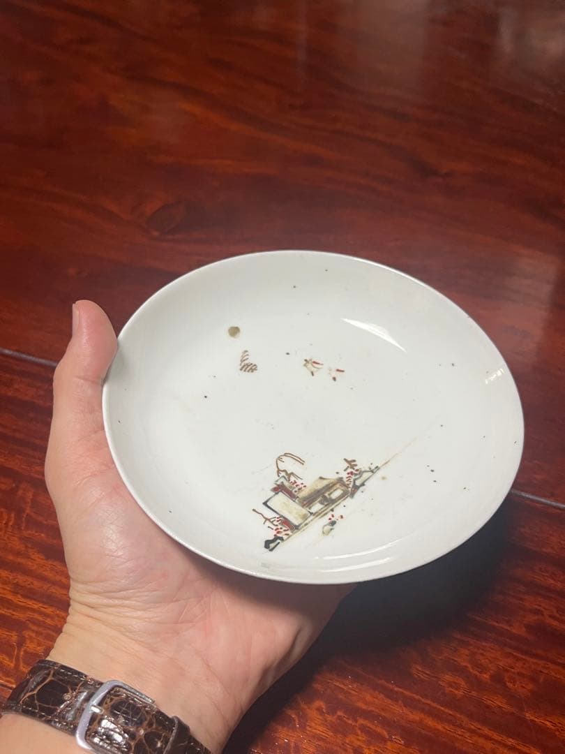 古九谷　色絵　金銀彩　窯傷完品　初期伊万里　柿右衛門　古伊万里　福徳コレクション