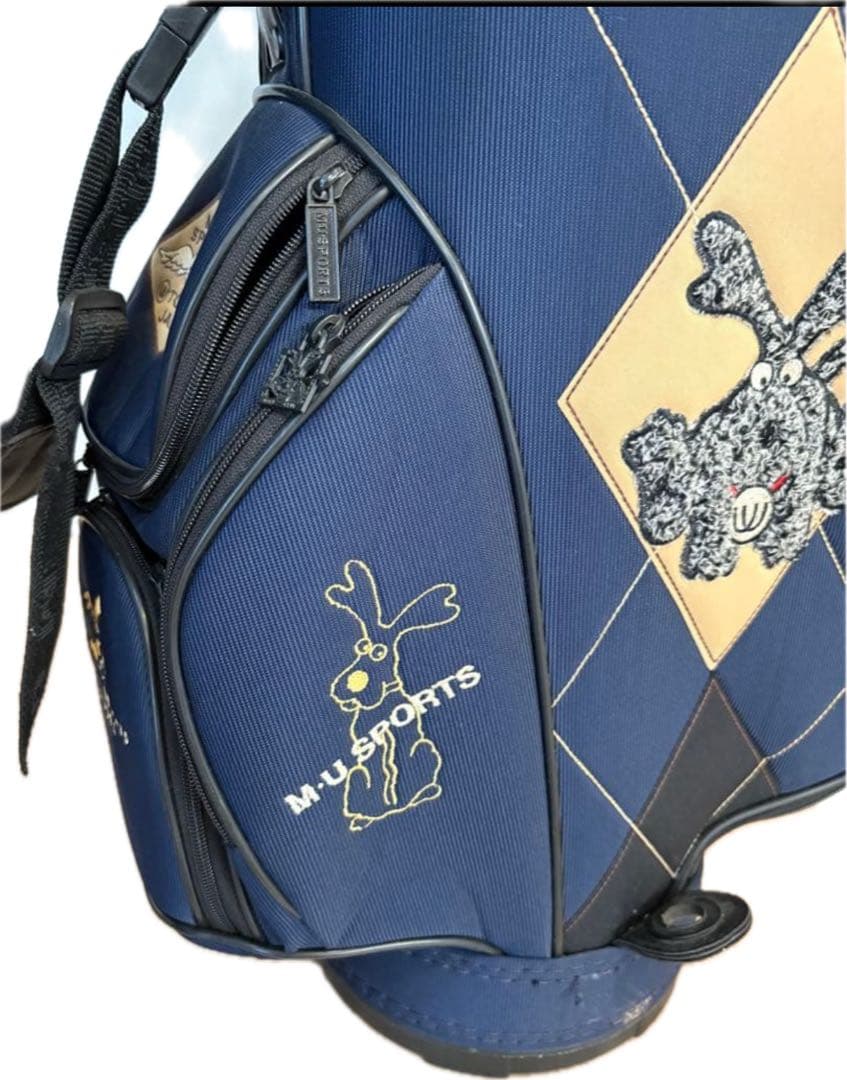 M U SPORTS キャディーバッグ　ゴルフ　ゴルフバッグ