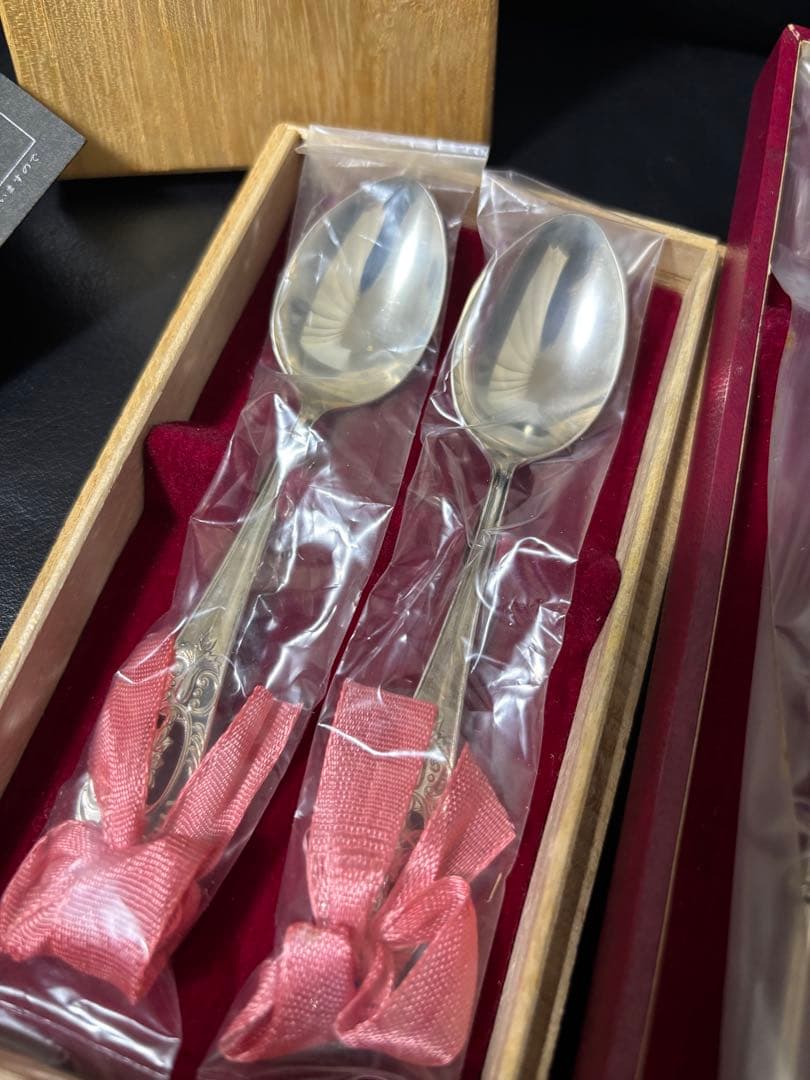 純銀 銀製 スプーン ストロースプーン 5本セット