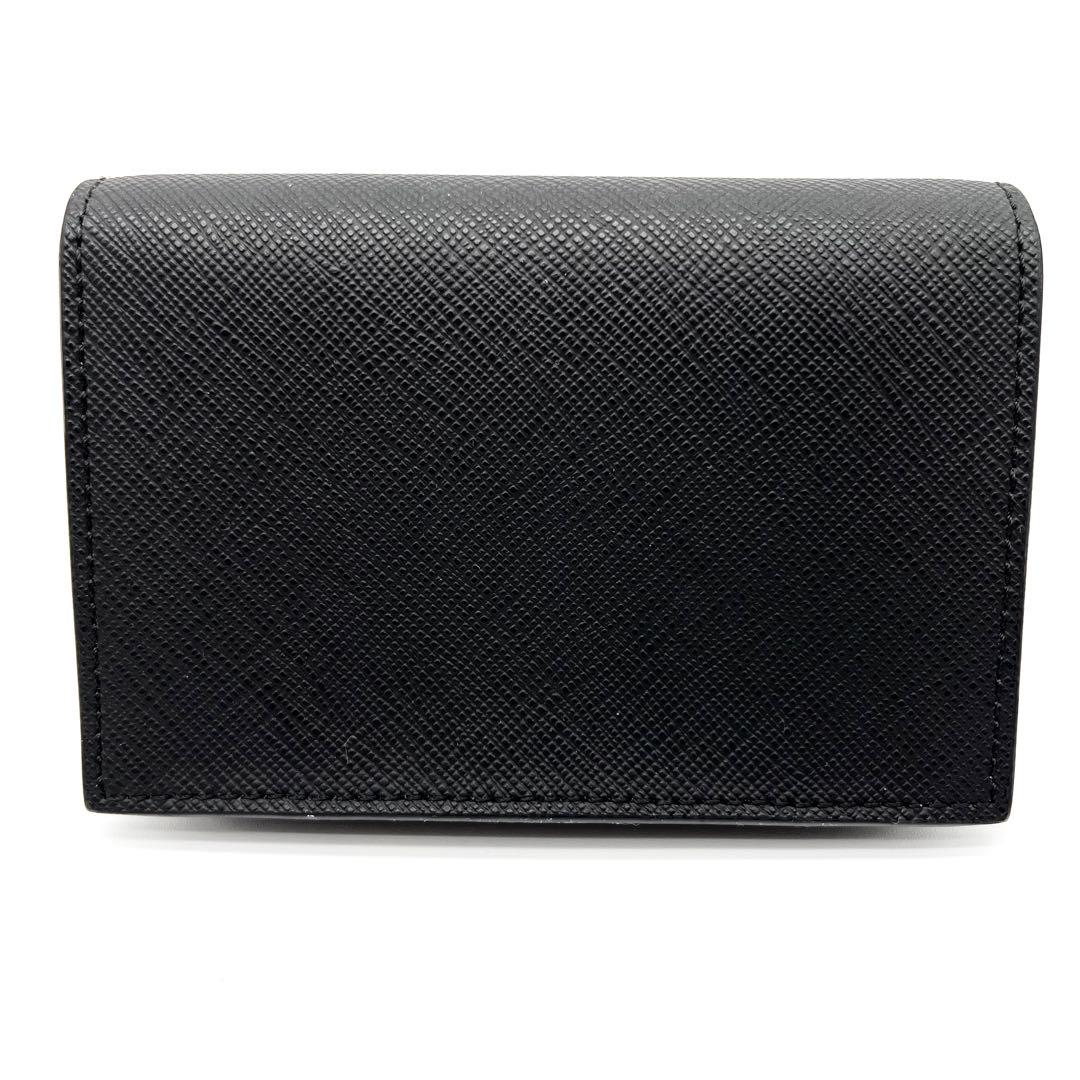 【未使用品級】ダンヒル　名刺入れ　カードケース　レザー　本革　ブラック