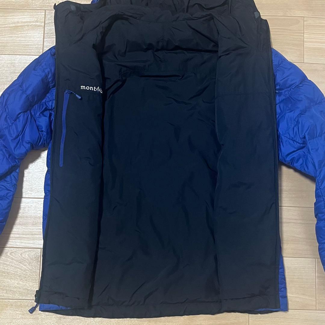 mont-bell コロラドパーカー フード付きダウンジャケット 青