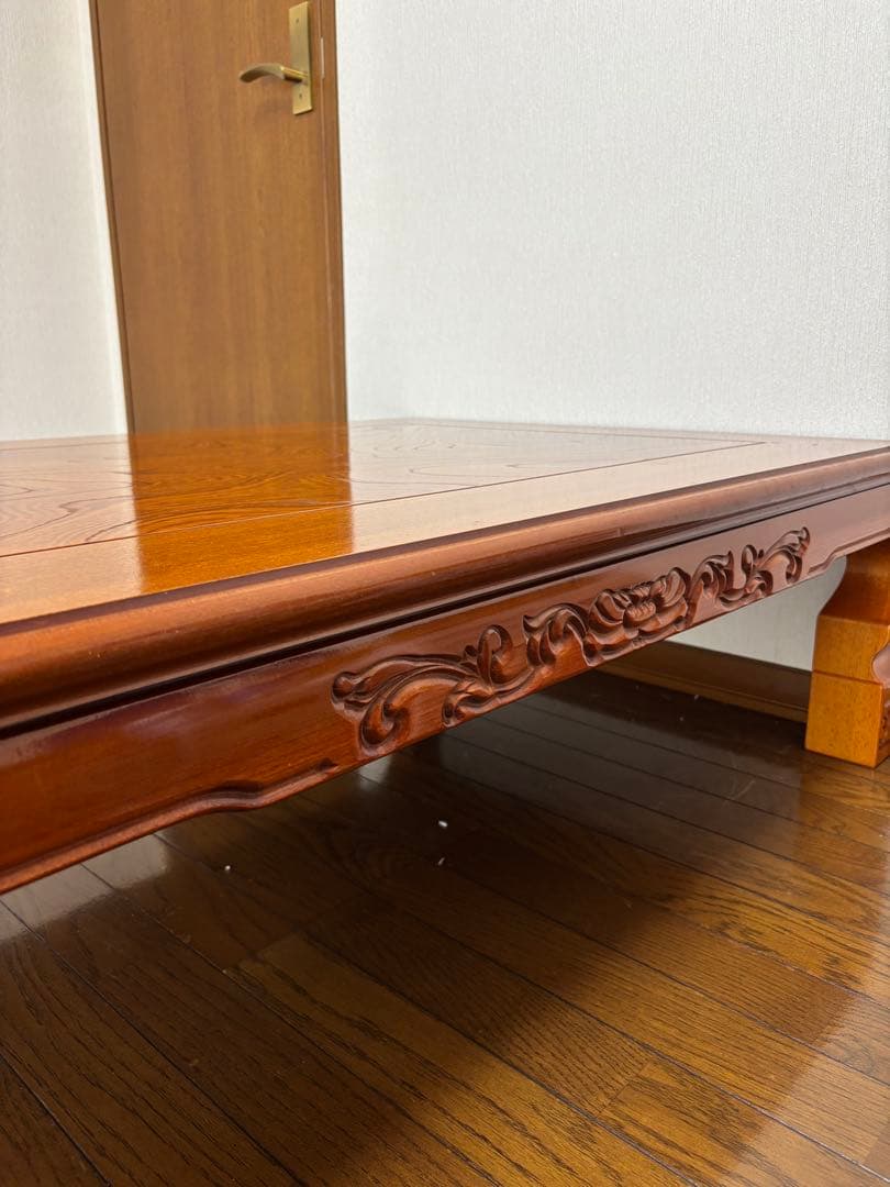 香川県漆器工業協同組合 こたつテーブル 讃岐漆器 木製工芸こたつ