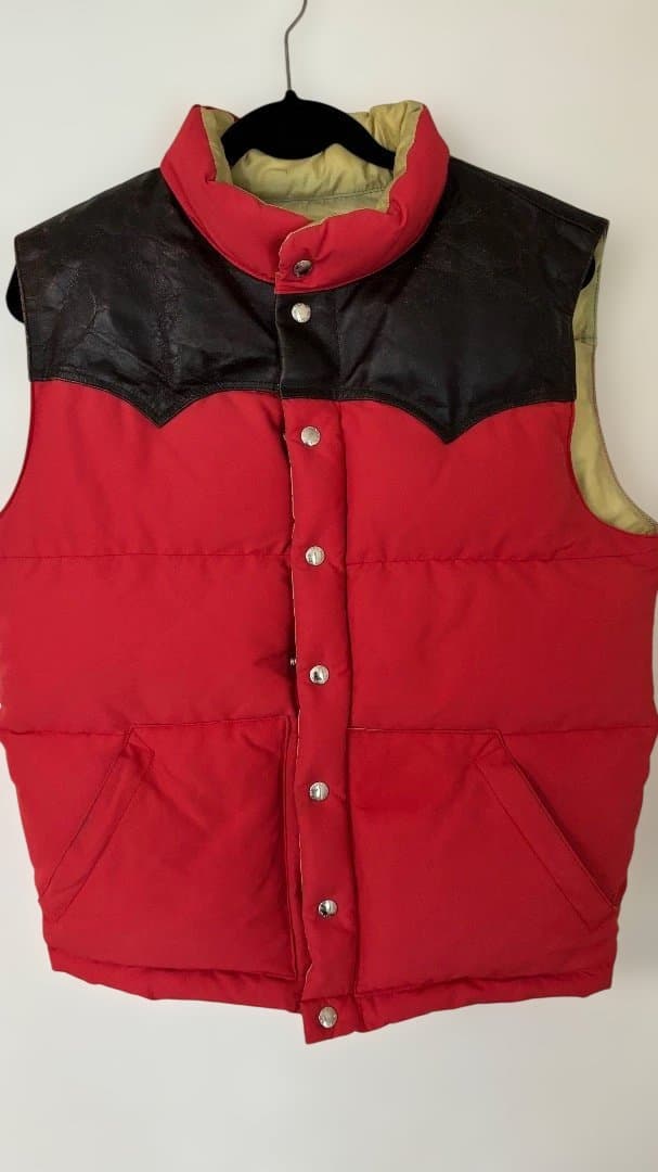 McCoy's ザリアルマッコイズ ヨークレザーベスト　サイズ40