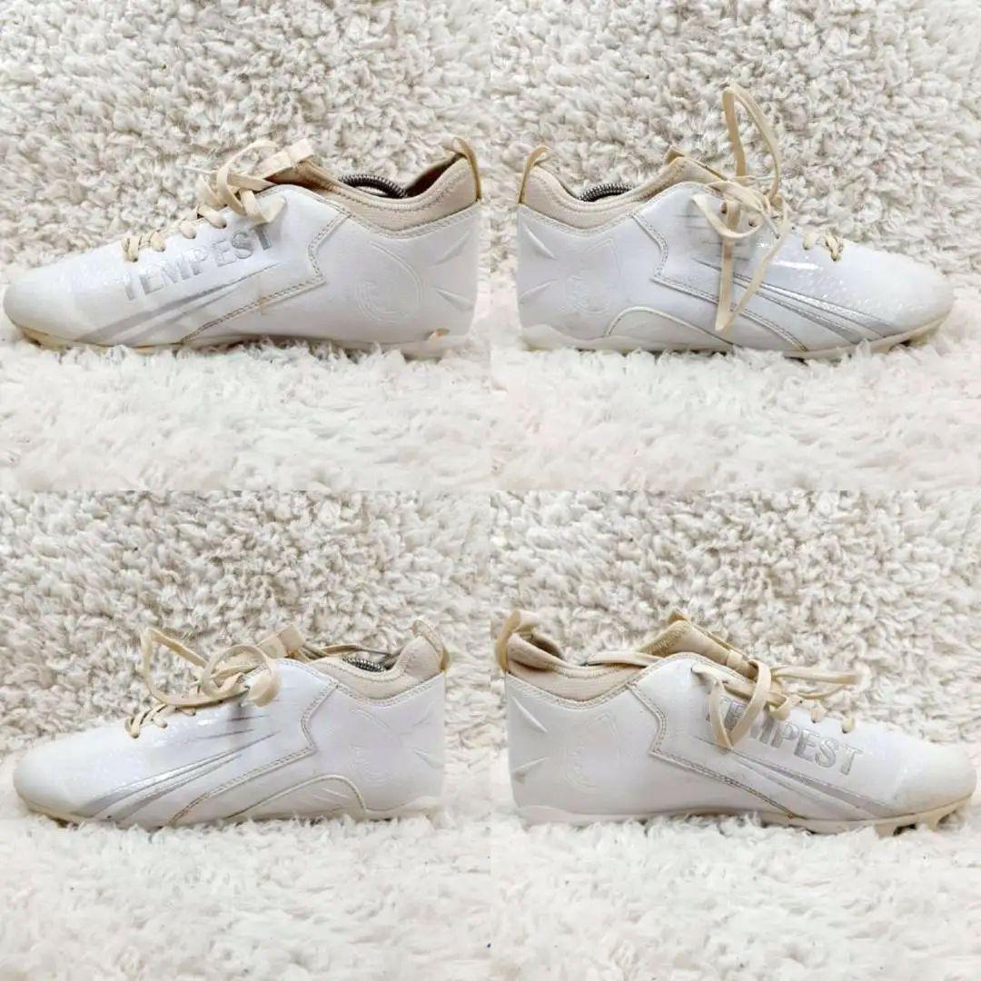 美品 26㎝相当◎TEMPEST テンペスト アメフト用スパイクシューズ 白