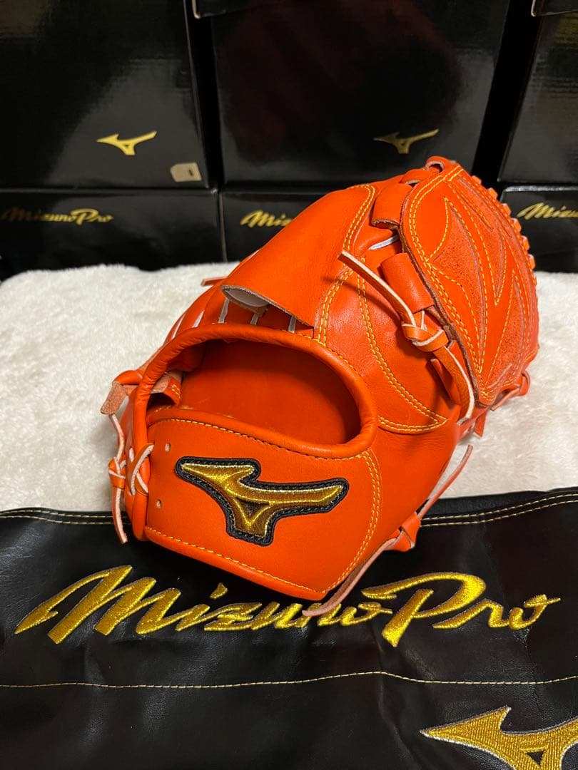限定皮革　ミズノプロ　硬式　投手用　グラブ　グローブ