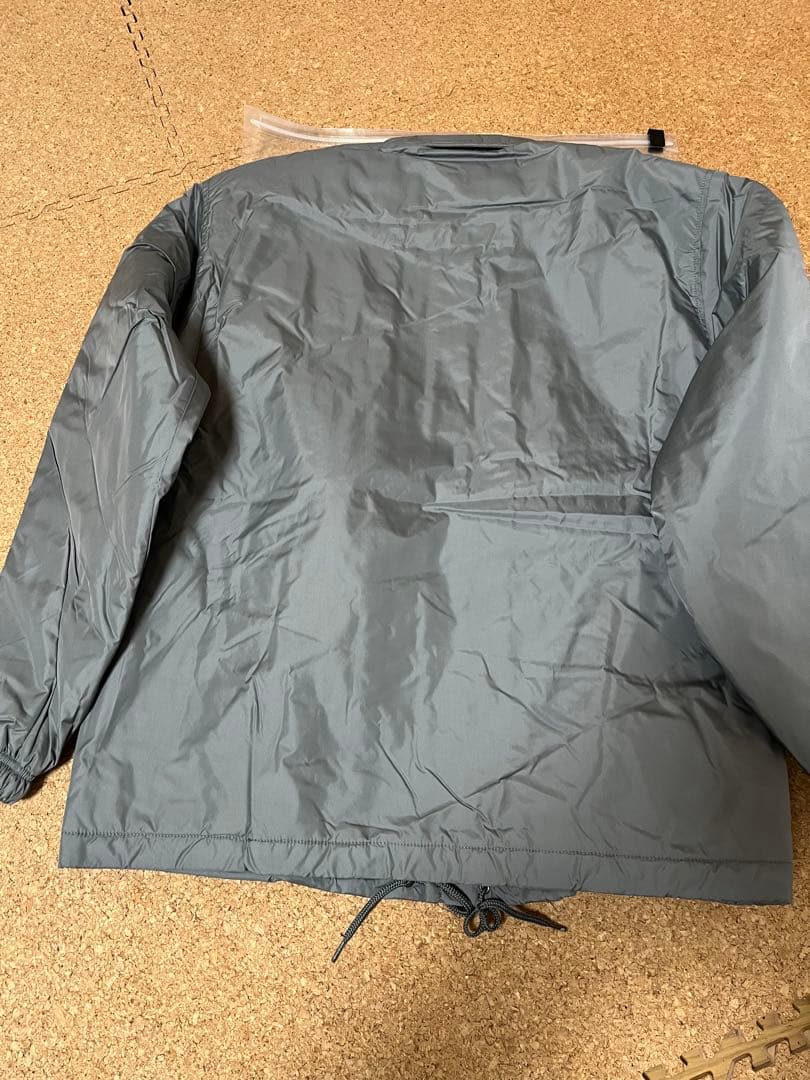 専用出品シークエル24aw ナイロンコーチJKT ブラック　グレーS セット新品