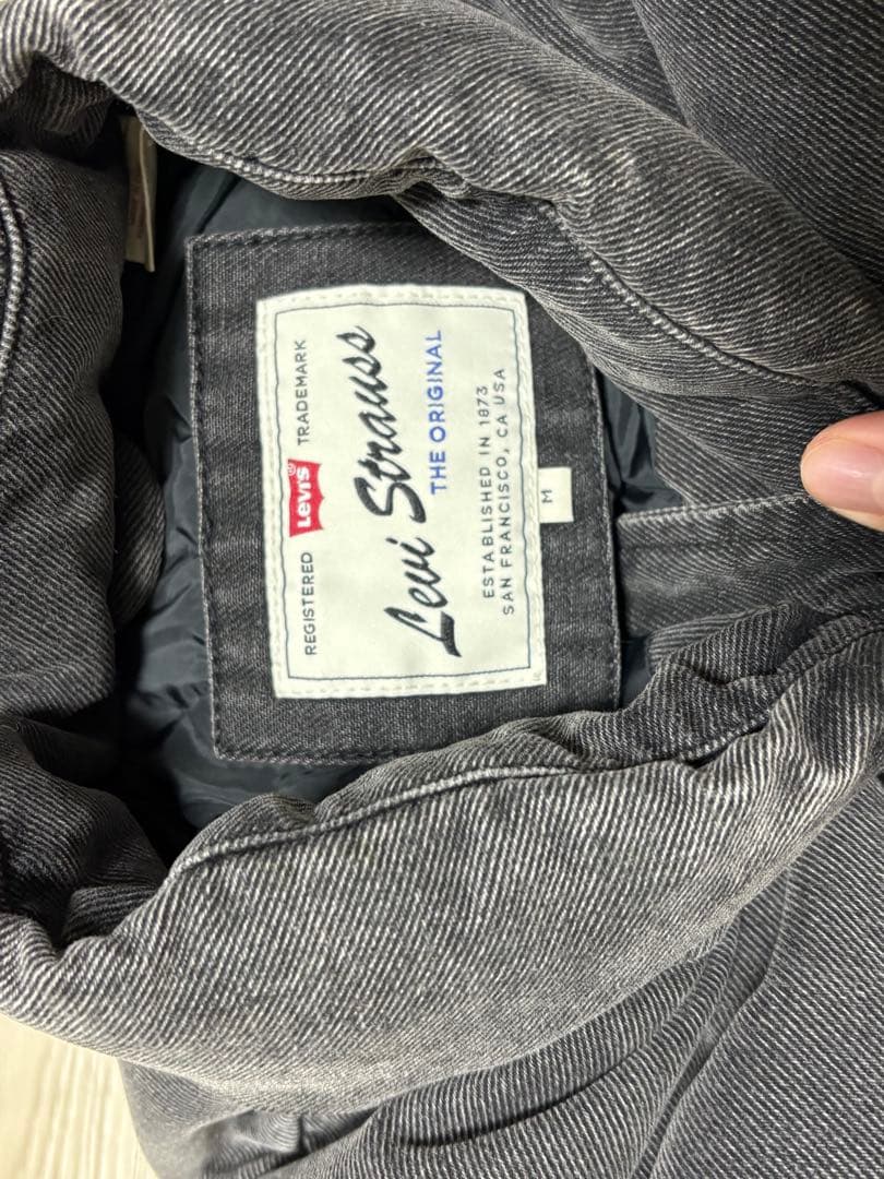 Levi's（リーバイス）のスーパーデニムダウンジャケット（ブラック）