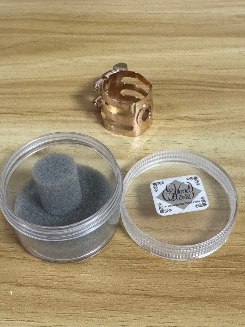 ウッドストーン ピンクゴールド B♭クラリネット リガチャー