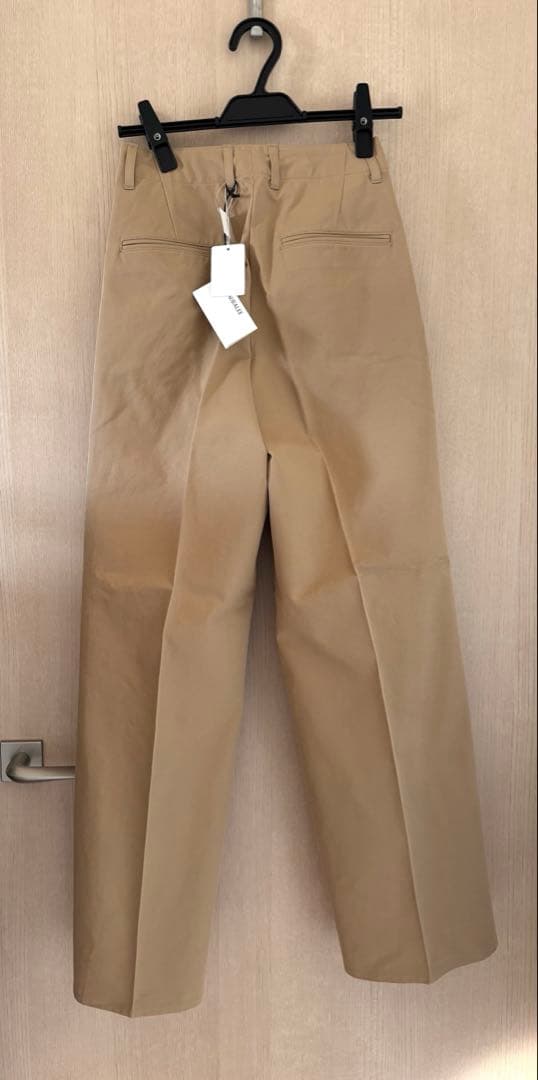 パンツ AURALEE EXCLUSIVE WASHED FINX CHINO WIDE