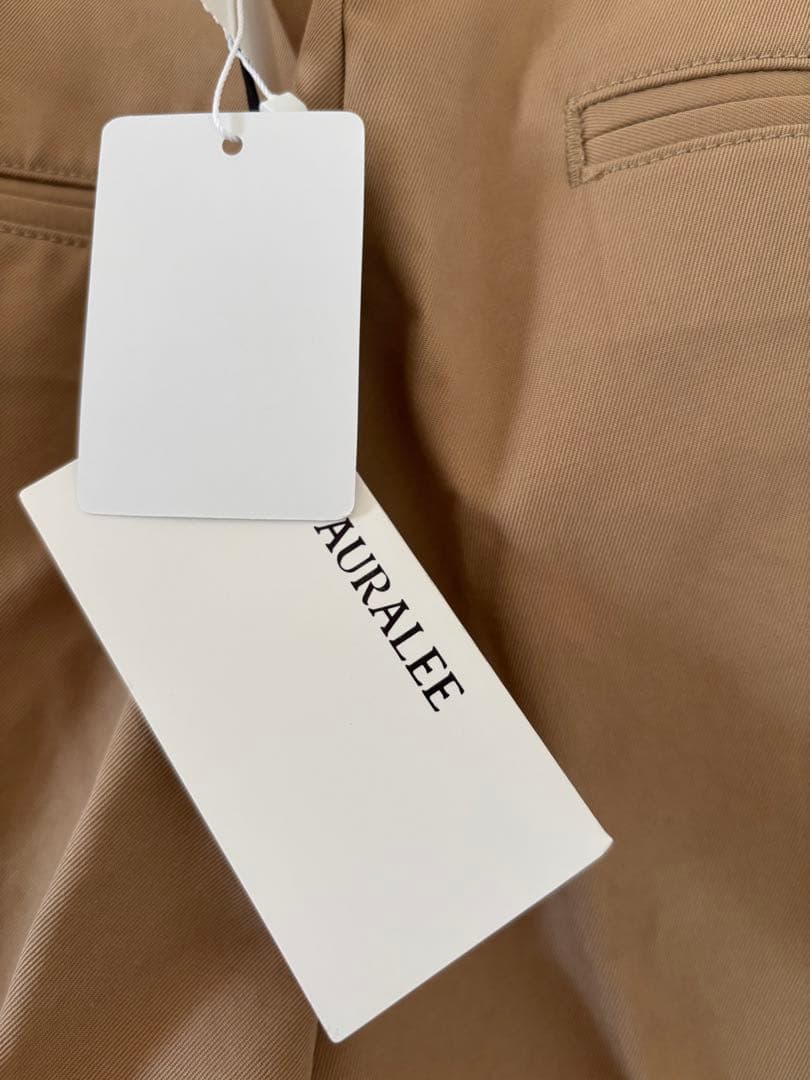 パンツ AURALEE EXCLUSIVE WASHED FINX CHINO WIDE