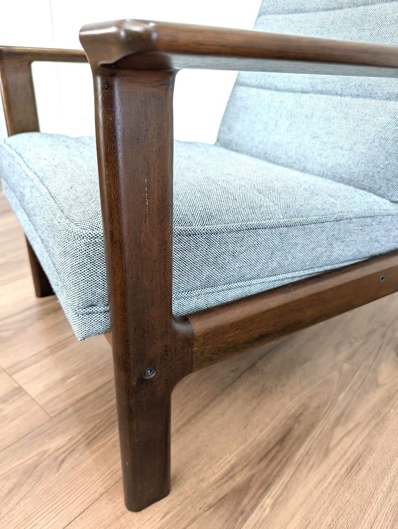 【希少】カリモク ワイドアームチェア　ヴィンテージ