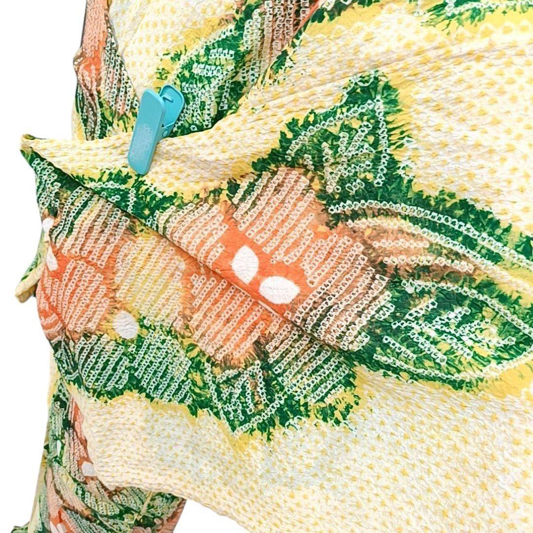 LULU67 有松鳴海絞り 黄色 浴衣 美品 人気色