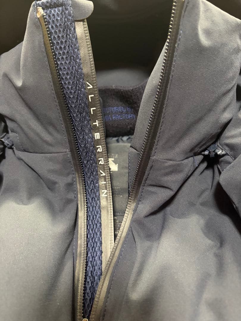 デサント オルテライン 水沢ダウン ANCHOR ダウンジャケット ネイビー