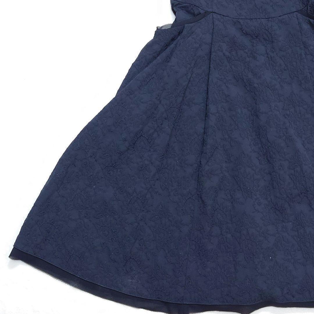 【美品】DAISY LIN FOXEY☆ノースリーブ☆ジャガード☆38(M)