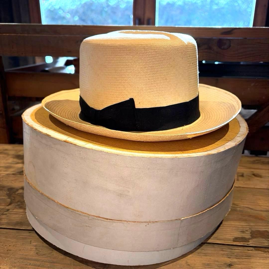 【genius Panama】　パナマハット　カンカン帽