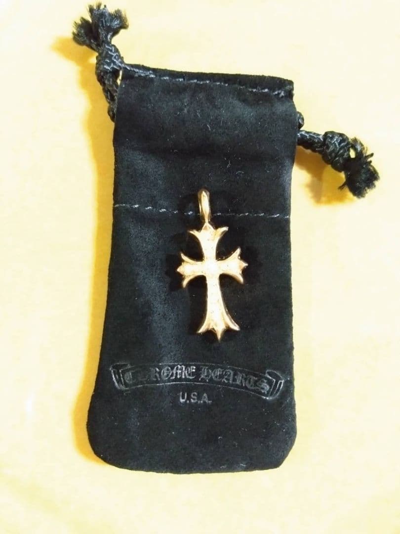 クロムハーツ22Kタイニーファットクロスパヴェダイヤ