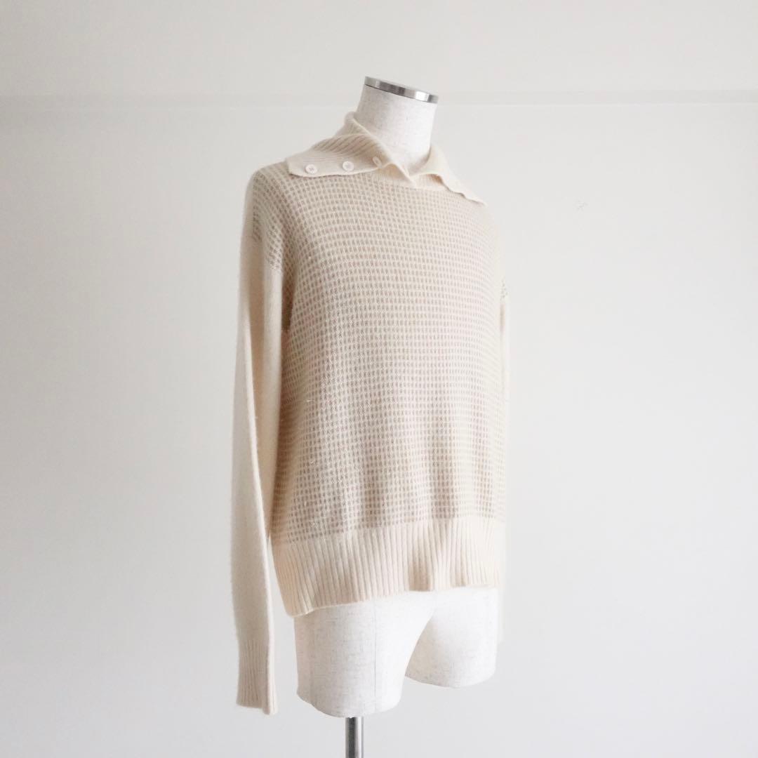 【イタリア製】1960s 70s Avon ピュアカシミア　ハイネックニット