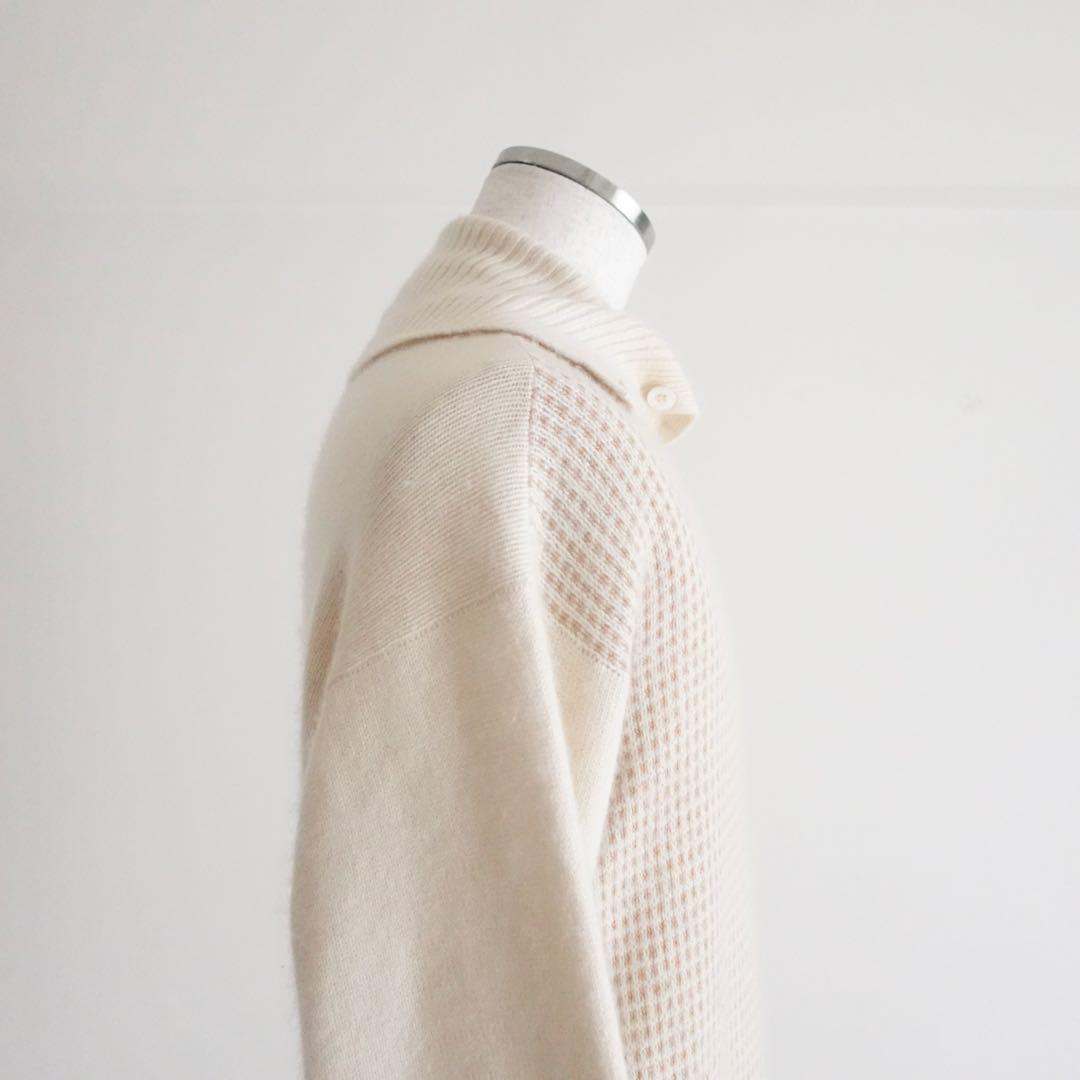 【イタリア製】1960s 70s Avon ピュアカシミア　ハイネックニット