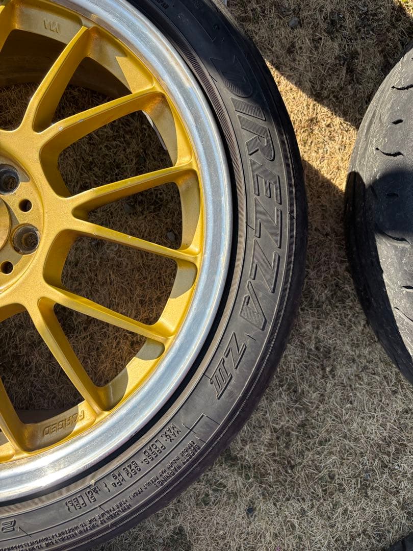 RAYS VOLK RACING LE37K 5穴 DIREZZA Z3 セット