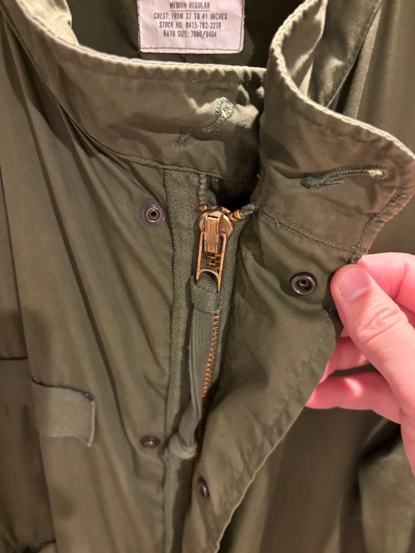 美品　M65 フィッシュテールパーカー　medium regularフルセット