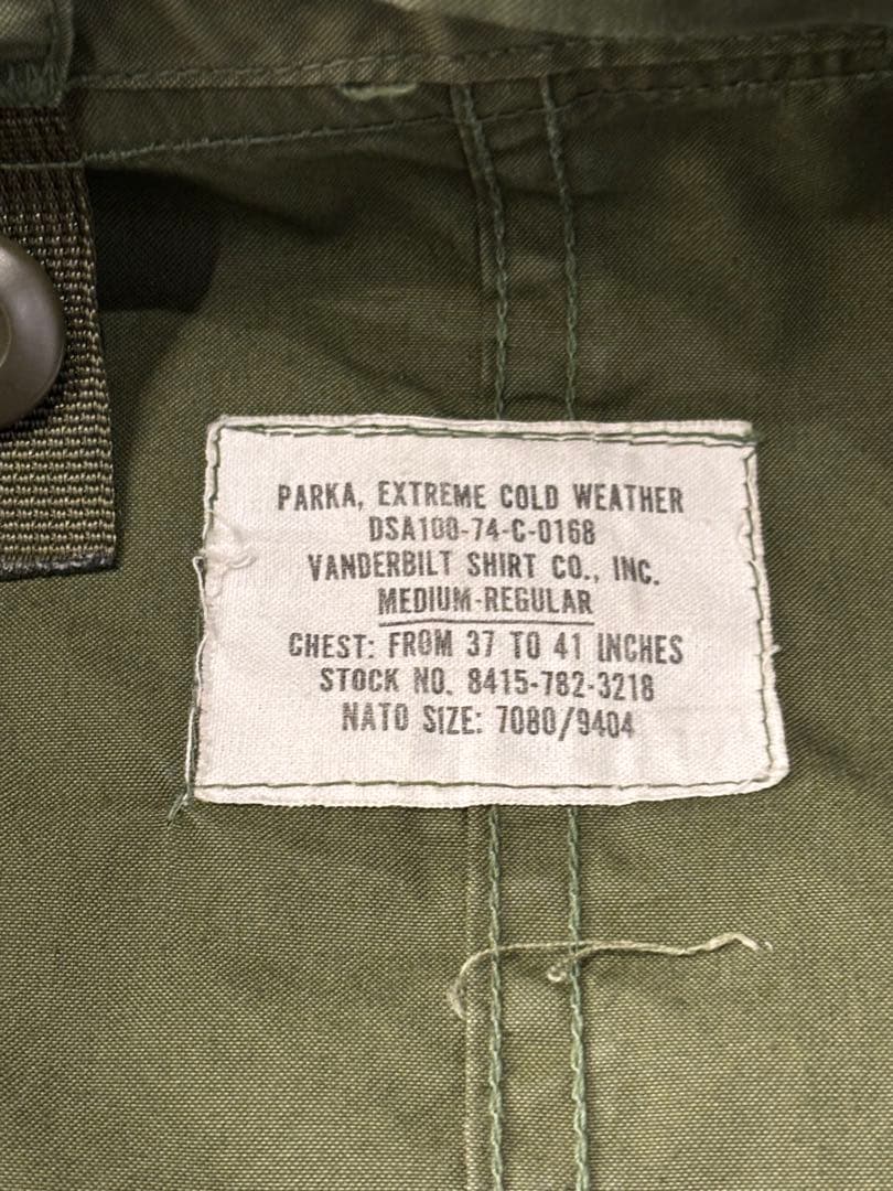 美品　M65 フィッシュテールパーカー　medium regularフルセット