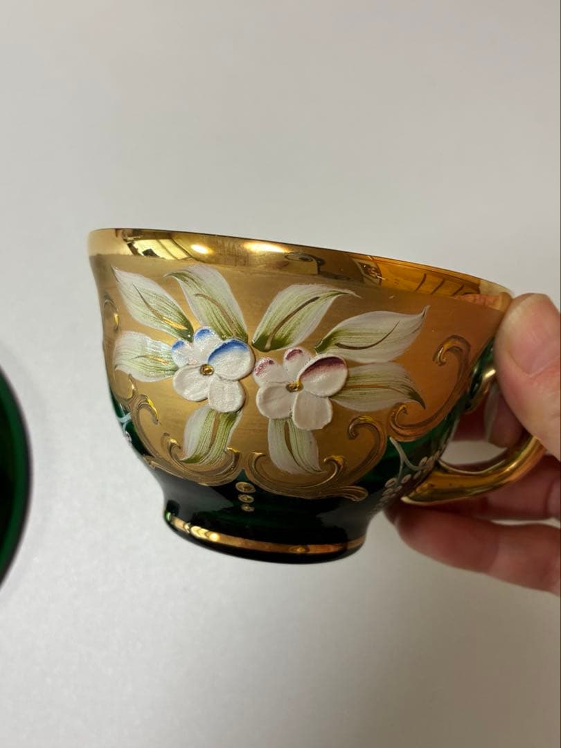 ヴェネチア製 LAGUNA MURANO GLASSムラーノ　グラスティーセット