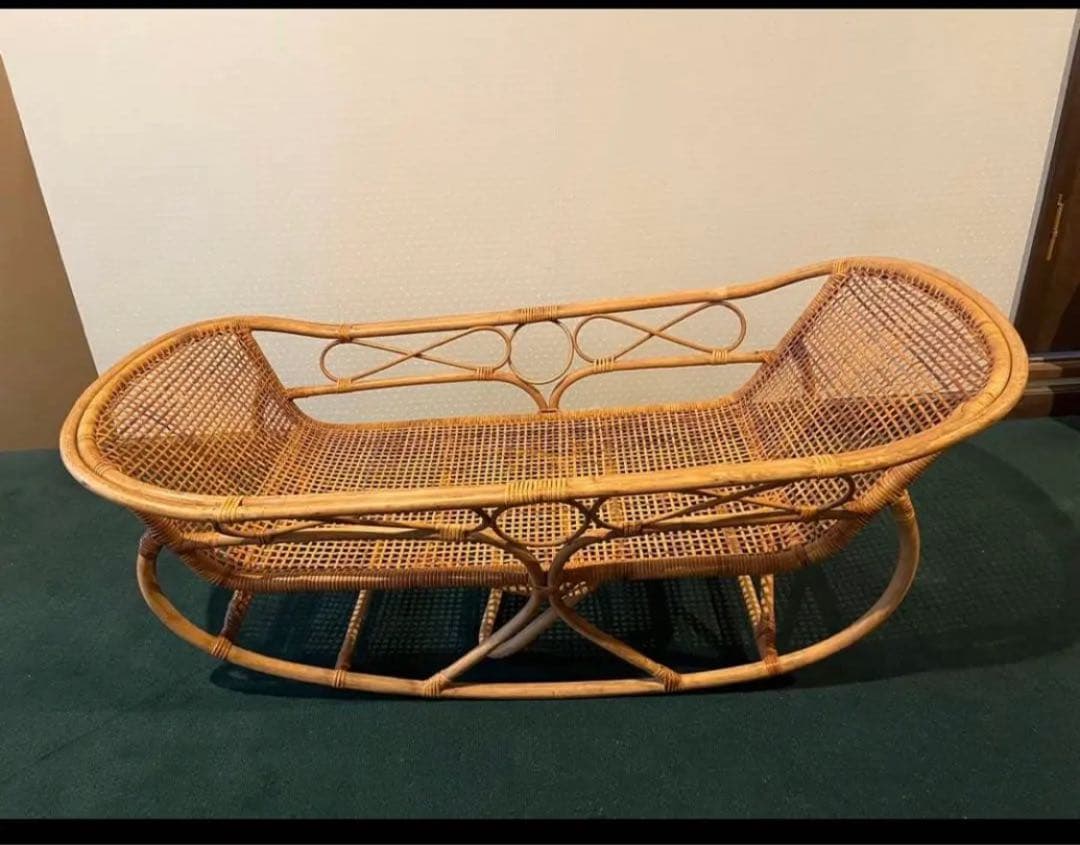 ラタン製ベビーベッド（バスケット・クーファン）