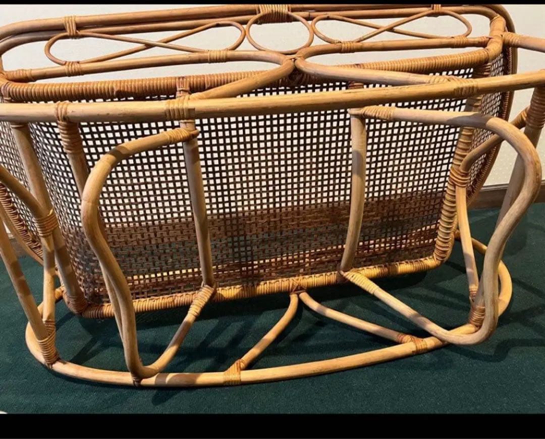 ラタン製ベビーベッド（バスケット・クーファン）