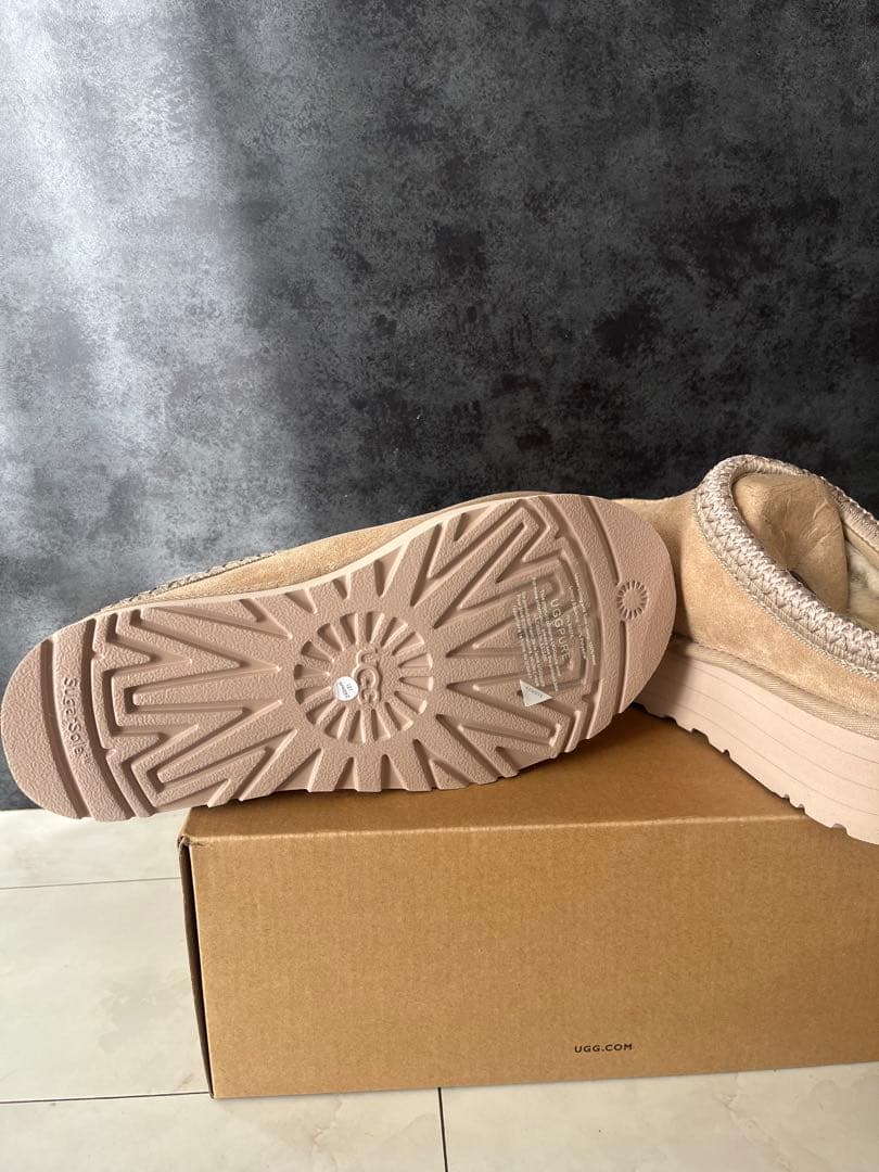 UGG ベージュ サンダル　厚底24cm