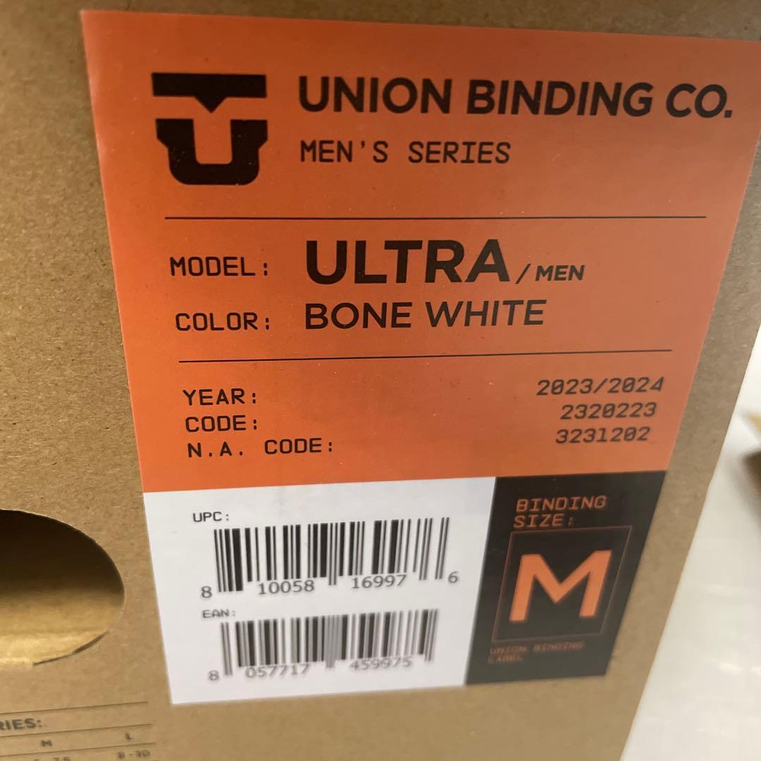 UNION ULTRA ビンディング Mサイズ ボーンホワイト