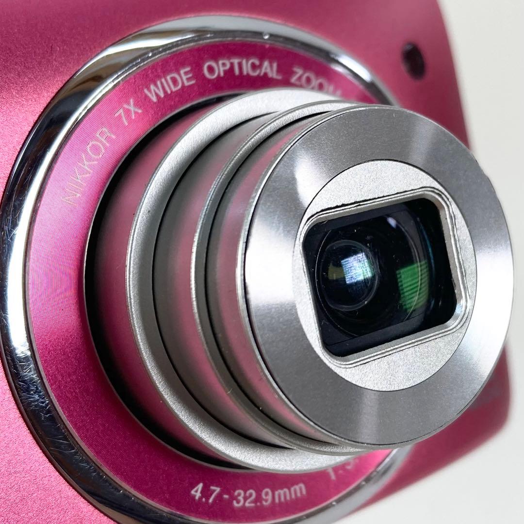 動作確認済 Nikon coolpix S3500 ピンク