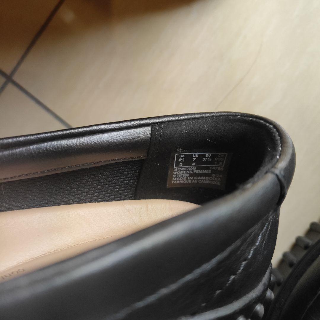 Clarks ブラック ローファー　トーヒルペニー　UK4.5