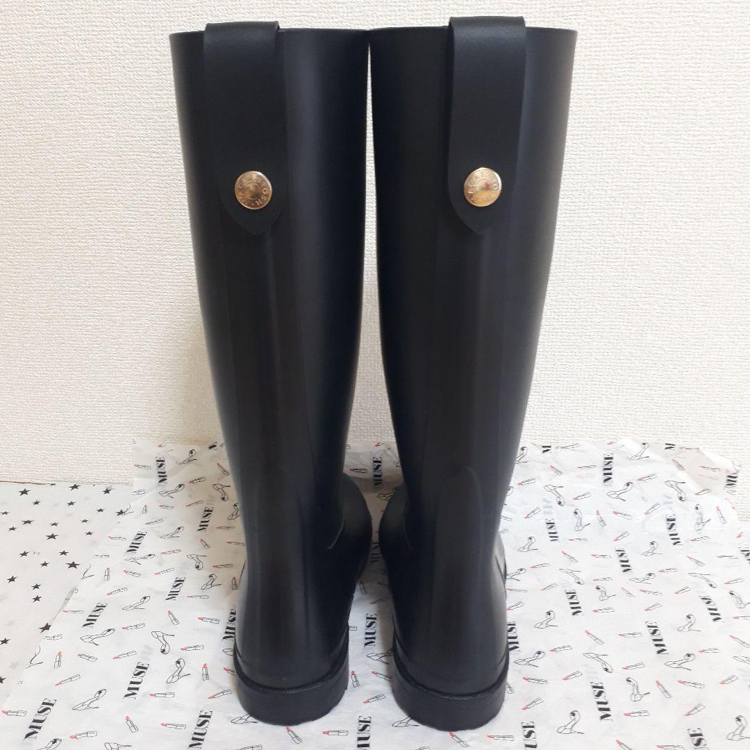 アパルモン購入 MACKINTOSHマッキントッシュ レインブーツ ブラック