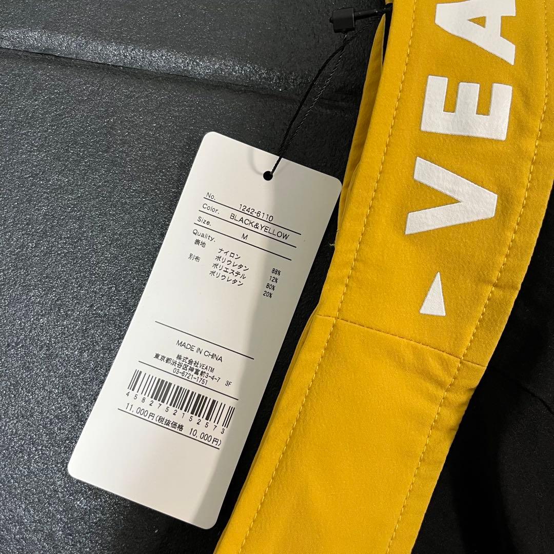 【未使用タグ付】VEATM サーフパンツ M ブラックイエロー