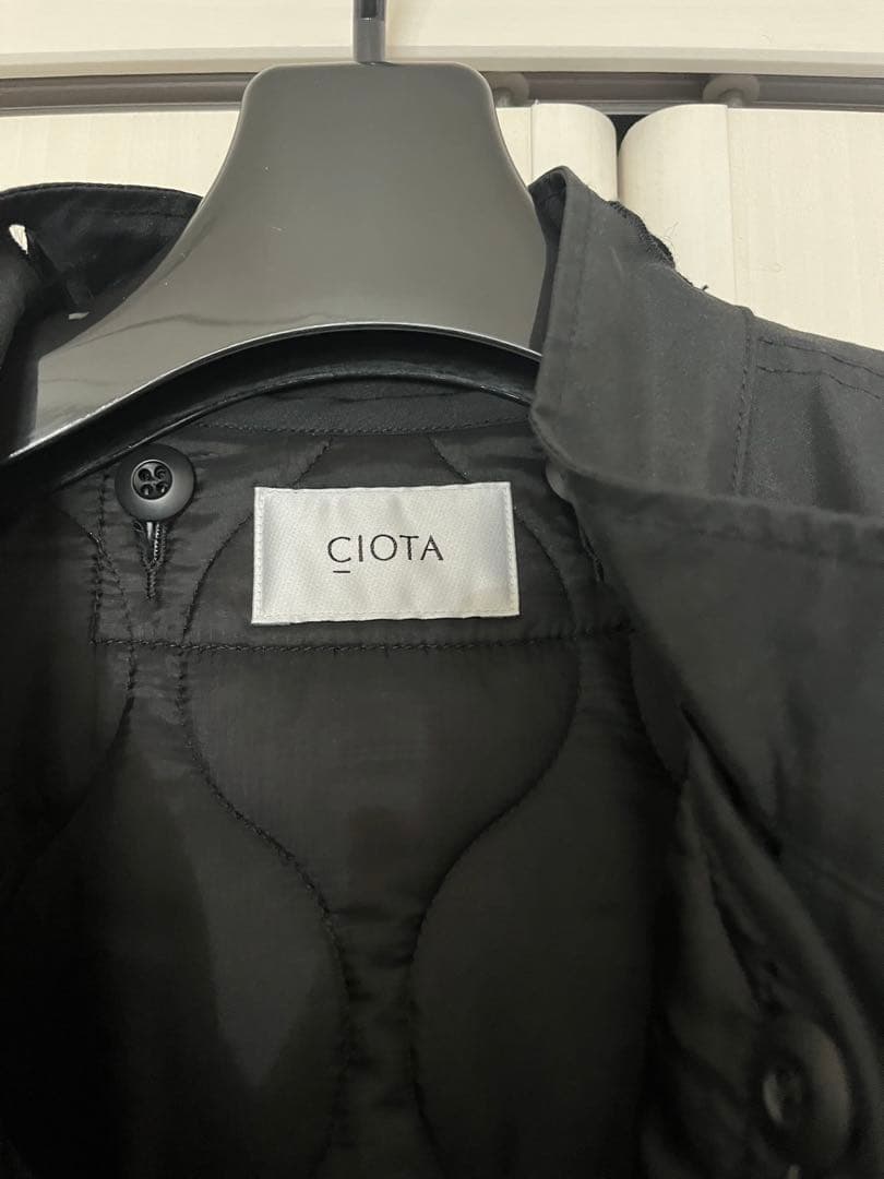 (未使用)CIOTA モッズコート 25AW BLACK 5サイズ