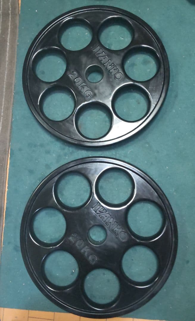 オリンピックプレート IVANKO 20kgプレート2枚