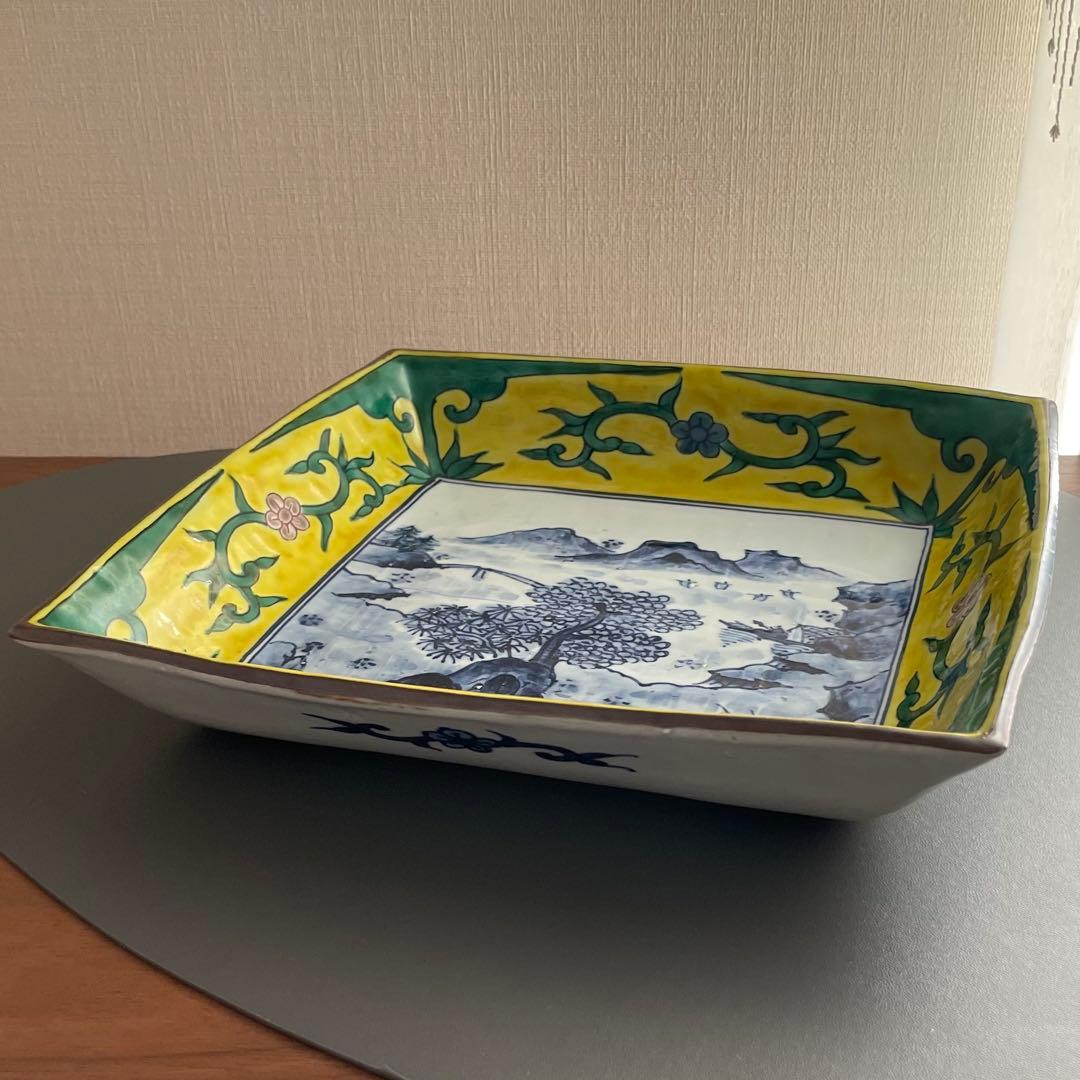 京焼　清水焼　京泉窯　大皿