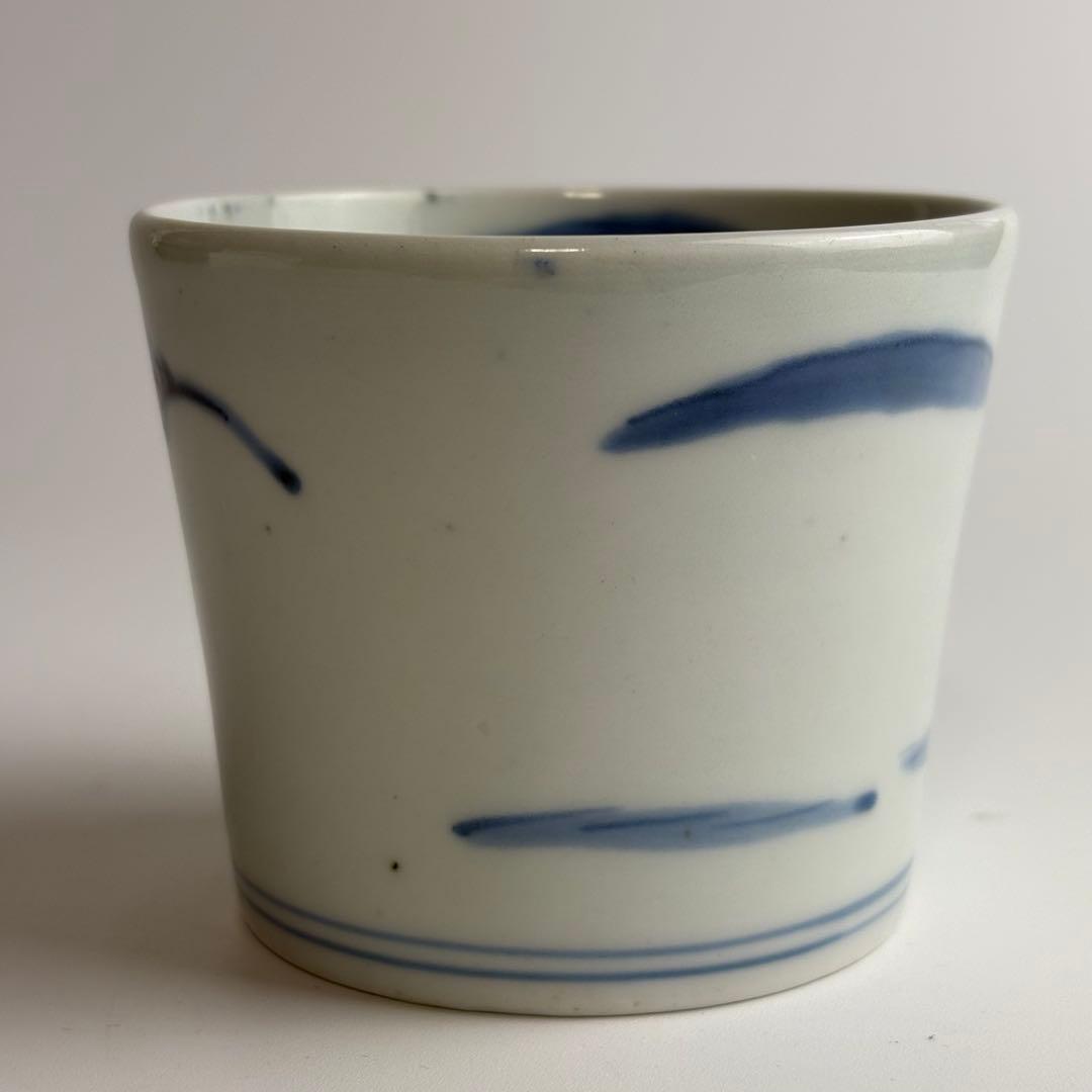 古伊万里 染付 そば猪口 伊万里 酒器 酒盃 盃 ぐい呑 蕎麦 猪口