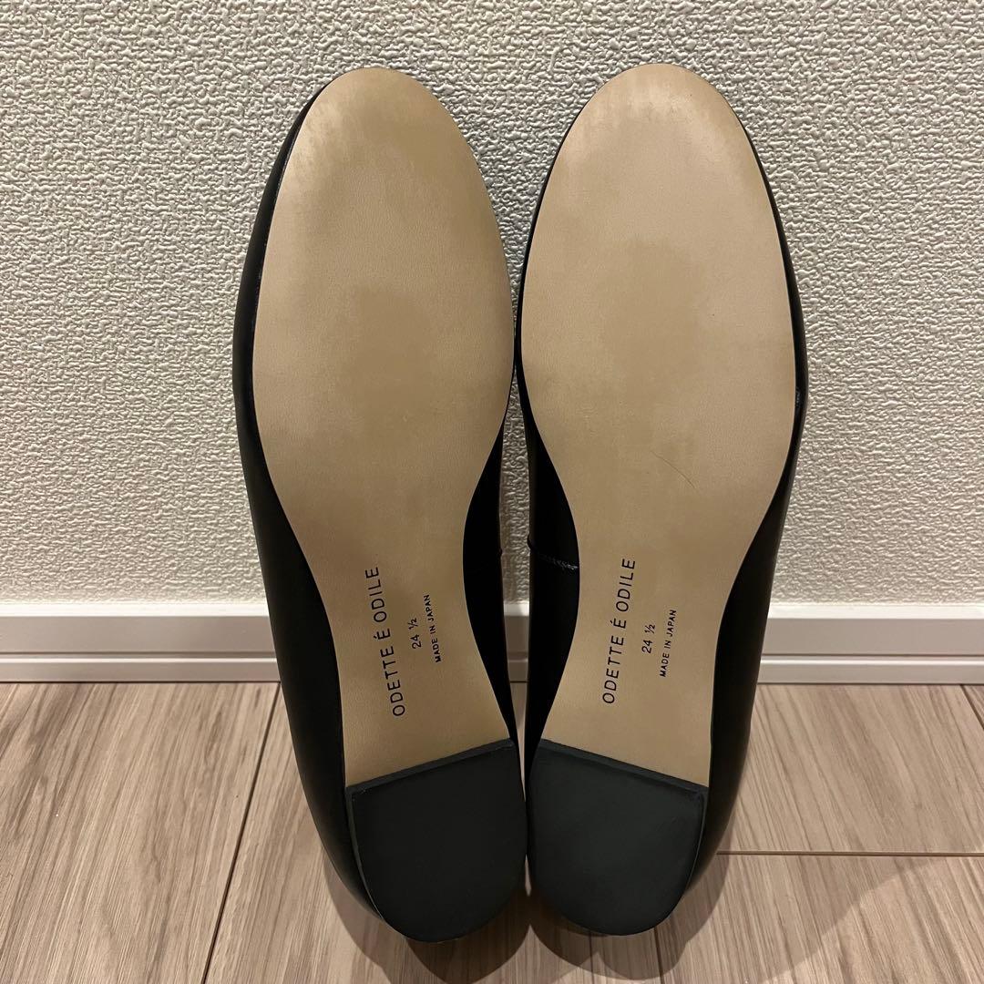 新品 ODETTE E ODILE バレエシューズ 24.5 黒