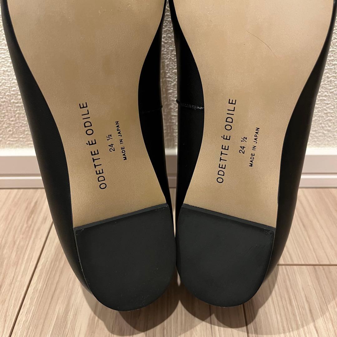 新品 ODETTE E ODILE バレエシューズ 24.5 黒