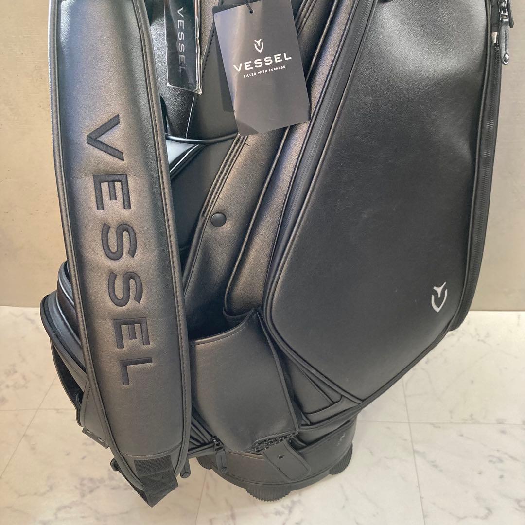 ⛳️新品並 VESSEL PRIME Staff ベゼル キャディバッグ 黒
